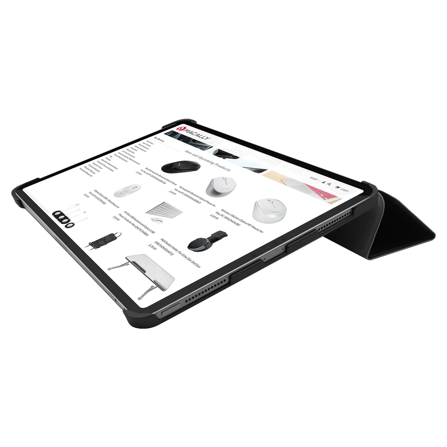 Funda-libro con soporte para iPad Pro 11" 3ª Gen negro | Macally - Image 4