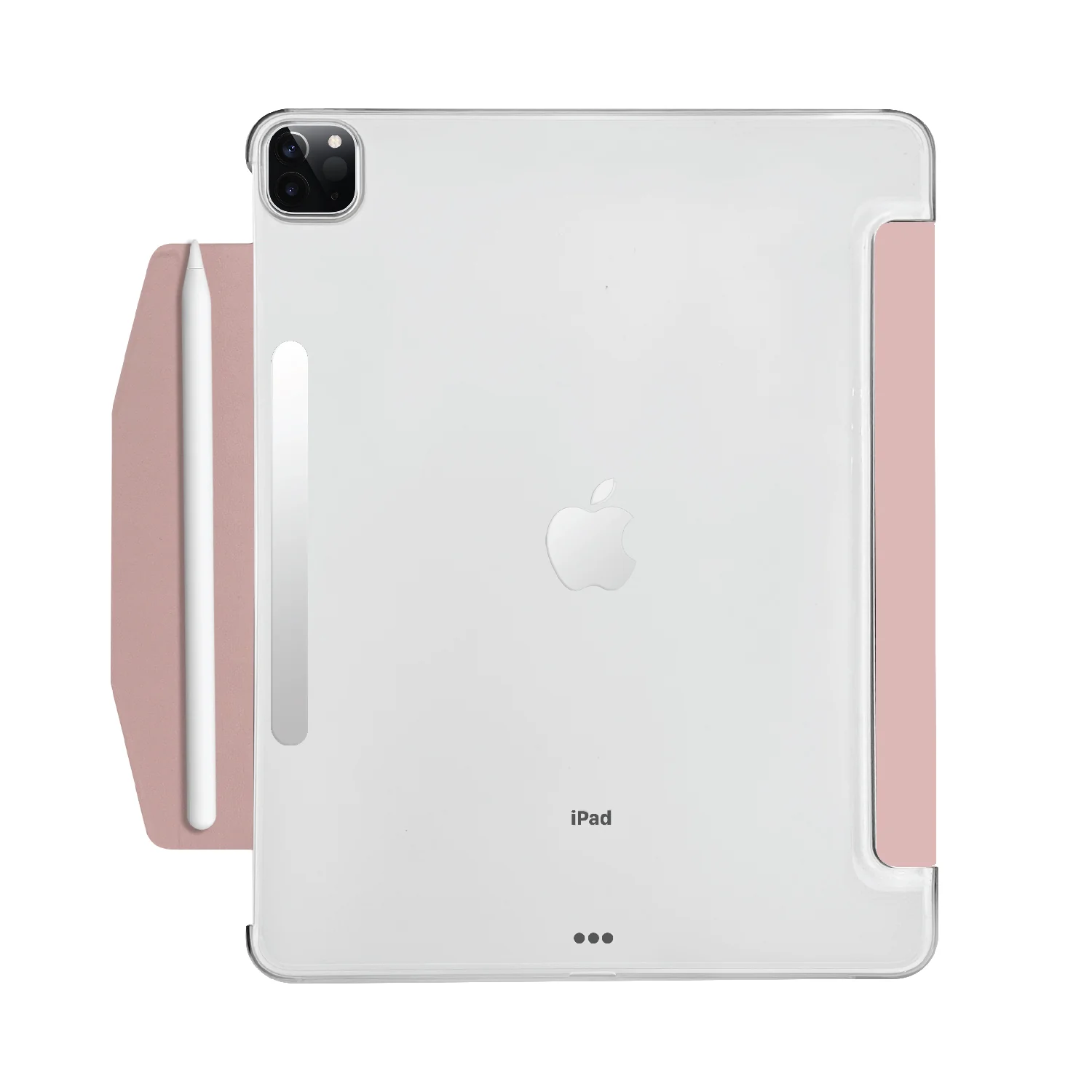 Funda-libro con soporte para iPad Pro 12,9" 2022 rosa | Macally - Image 3
