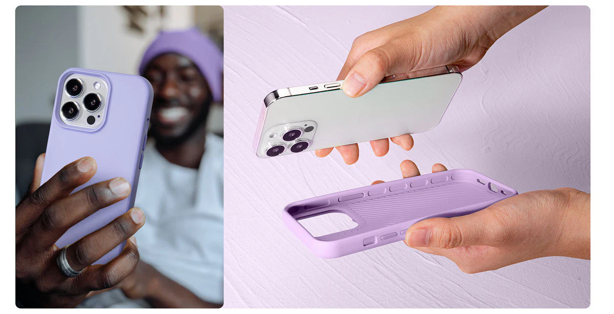 Funda Huex Pastels iPhone 13 Pro Max Morado | Laut - Image 4