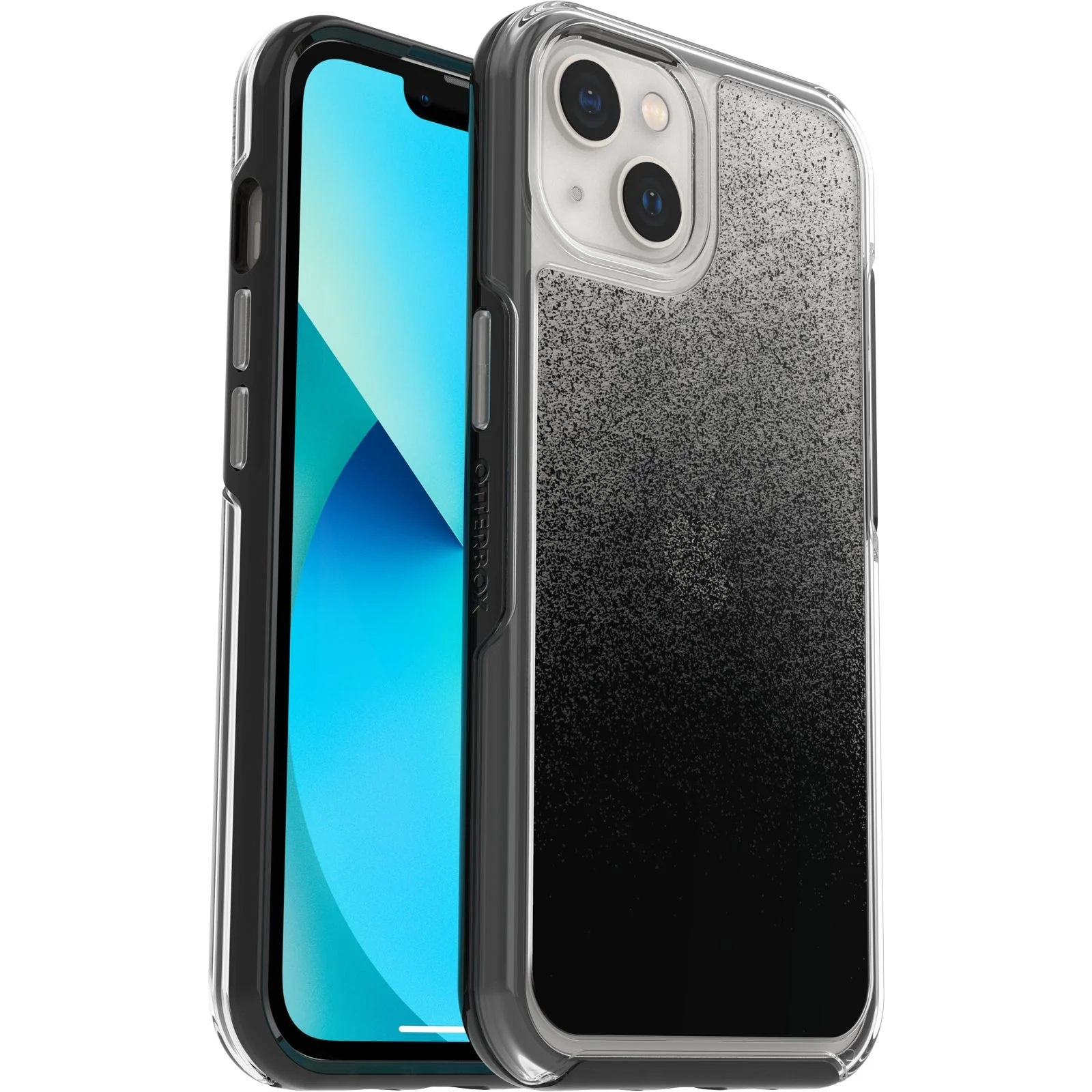 Funda Symmetry iPhone 13 Pro Purpurina negro | Otterbox