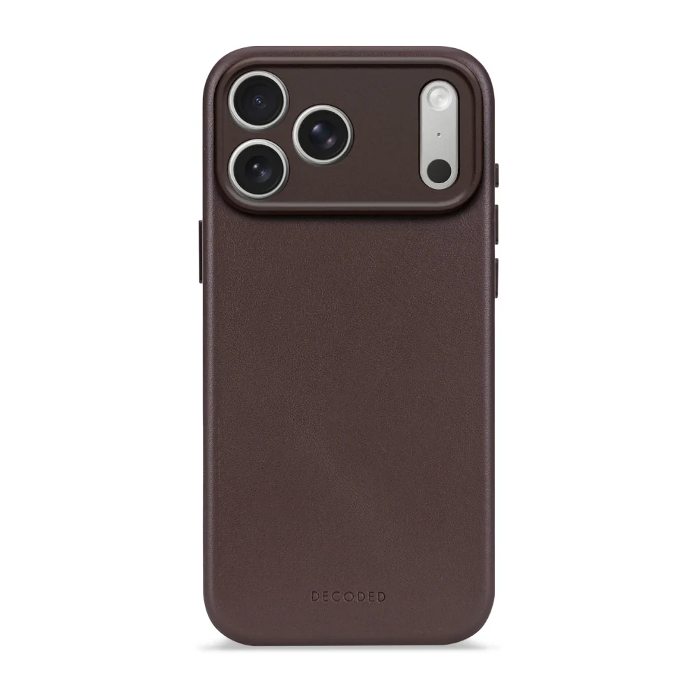 Funda Piel Marrón iPhone 17 Pro Max | Decoded
