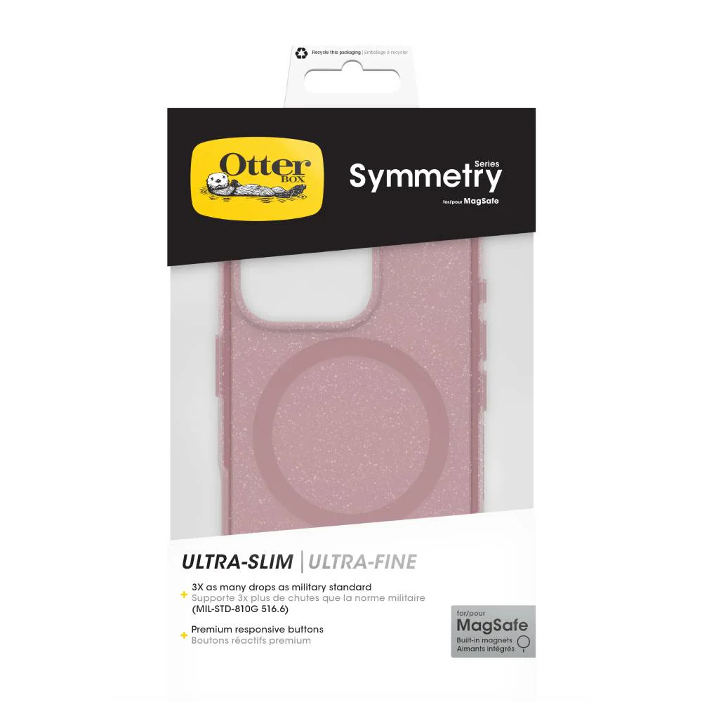 Funda Symmetry Clear MagSafe iPhone 16 Pro Rosa | Otterbox - Image 4