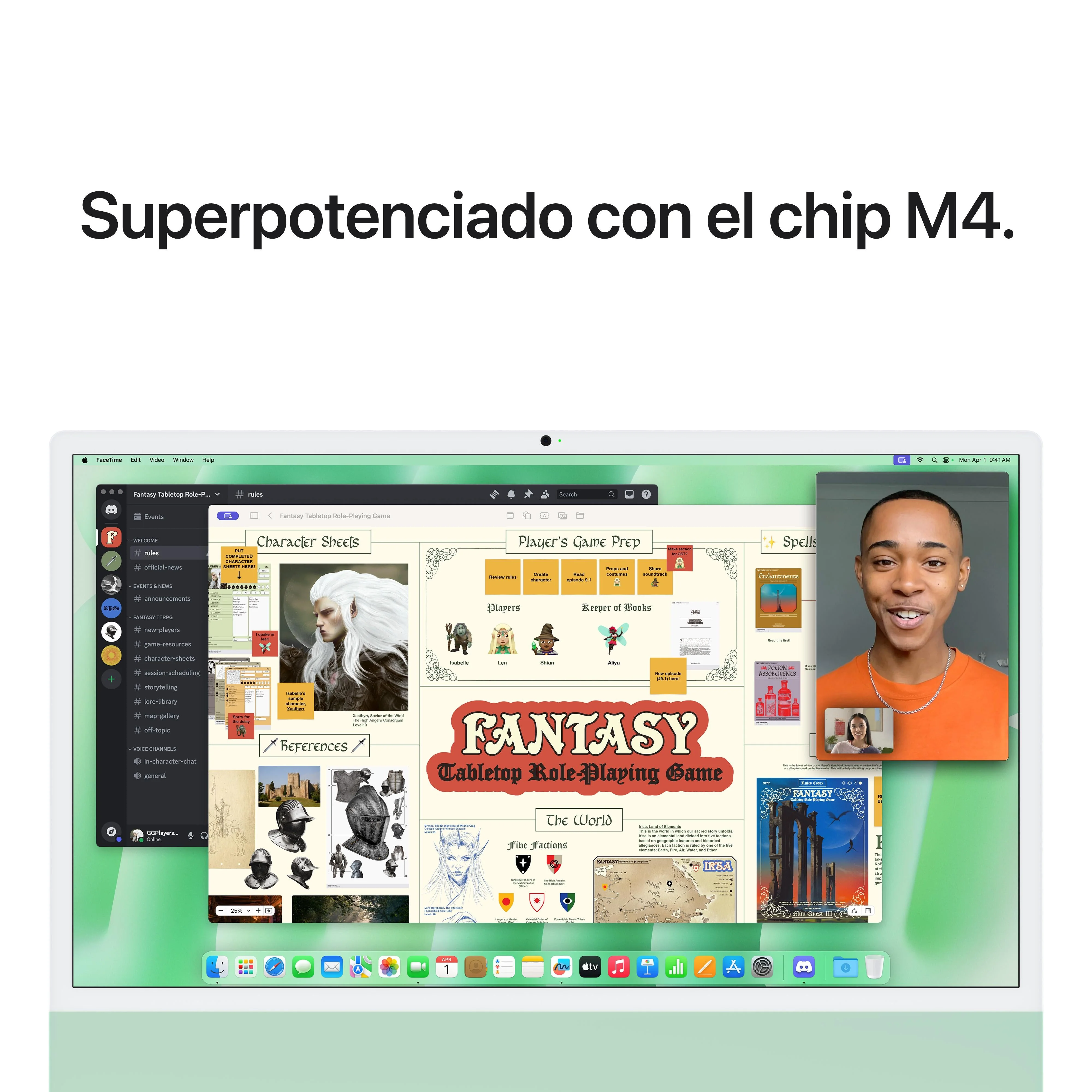 iMac con pantalla Retina 4,5K de 24 pulgadas: Chip M4 de Apple con CPU de 8 núcleos y GPU de 8 núcleos, 24 GB RAM, 256 GB SSD, Vidrio estándar, Gigabit Ethernet, Magic Keyboard con Touch ID y teclado numérico - Verde - Image 6