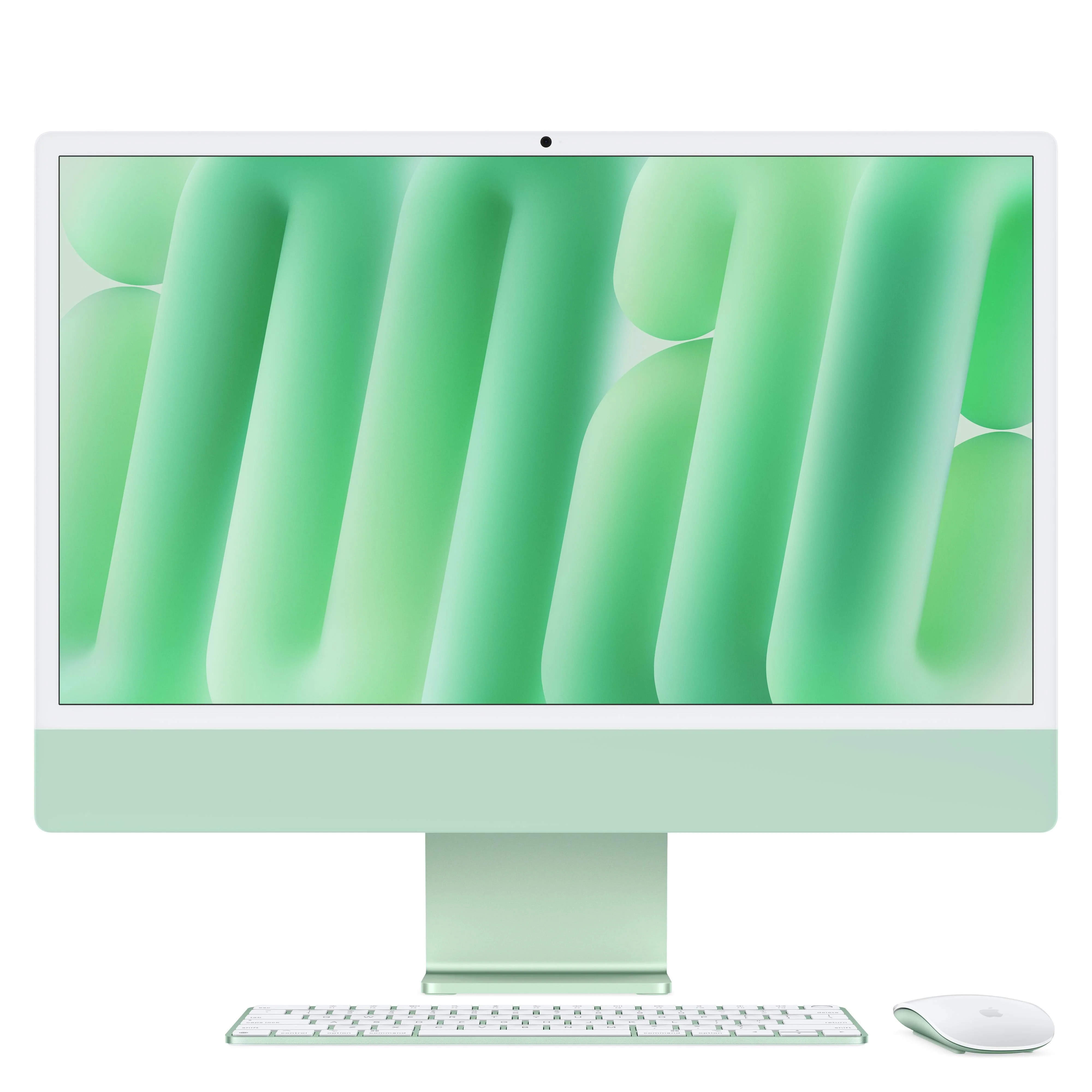 iMac con pantalla Retina 4,5K de 24 pulgadas: Chip M4 de Apple con CPU de 10 núcleos y GPU de 10 núcleos, 16 GB RAM, 2 TB SSD, Vidrio estándar, Gigabit Ethernet, Magic Keyboard con Touch ID y teclado numérico - Verde