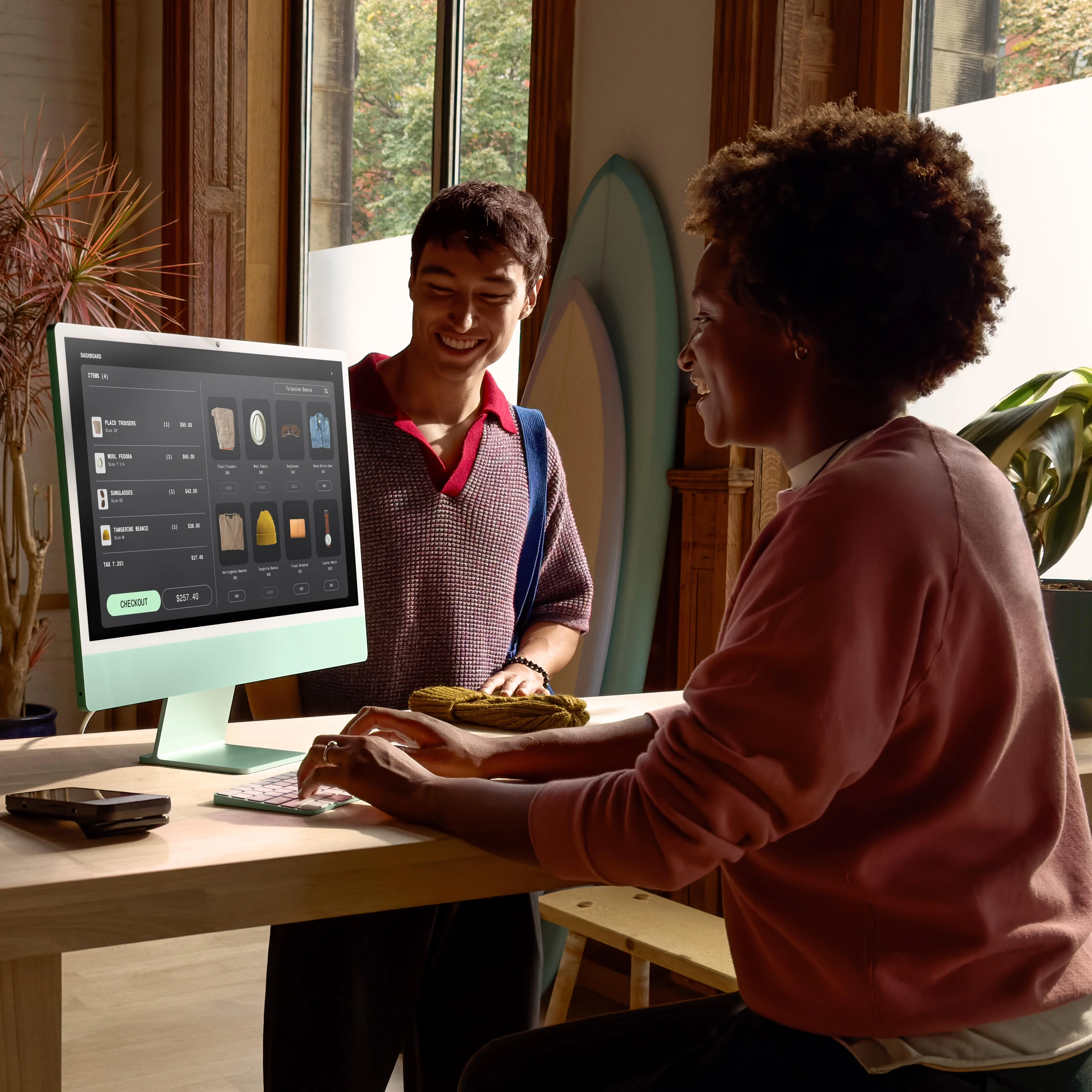 iMac con pantalla Retina 4,5K de 24 pulgadas: Chip M4 de Apple con CPU de 10 núcleos y GPU de 10 núcleos, 32 GB RAM, 1 TB SSD, Vidrio estándar, Gigabit Ethernet, Magic Keyboard con Touch ID y teclado numérico - Verde - Image 8
