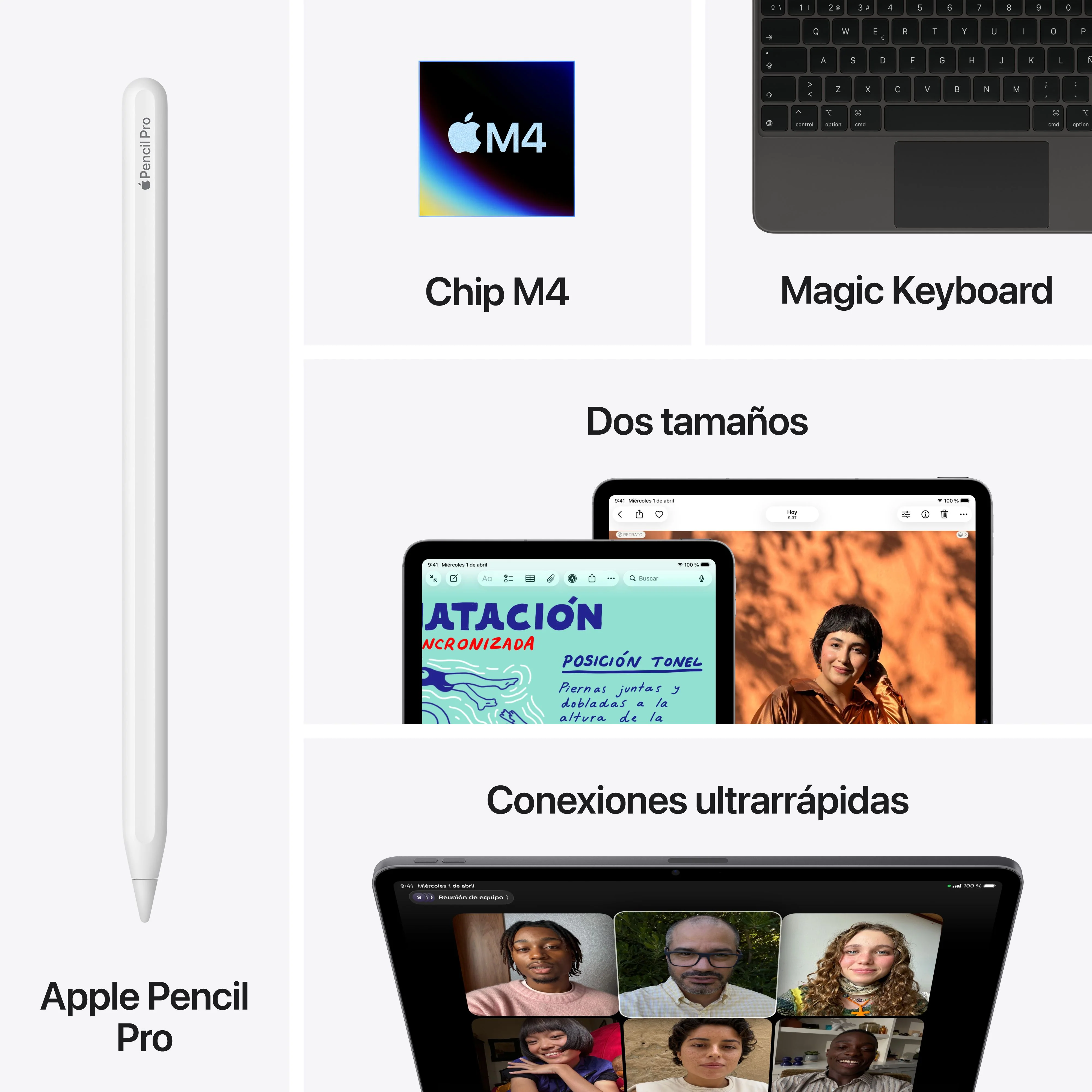 iPad Air de 11 pulgadas Wi-Fi + Cellular 1 TB - Gris espacial (M4) - Image 9