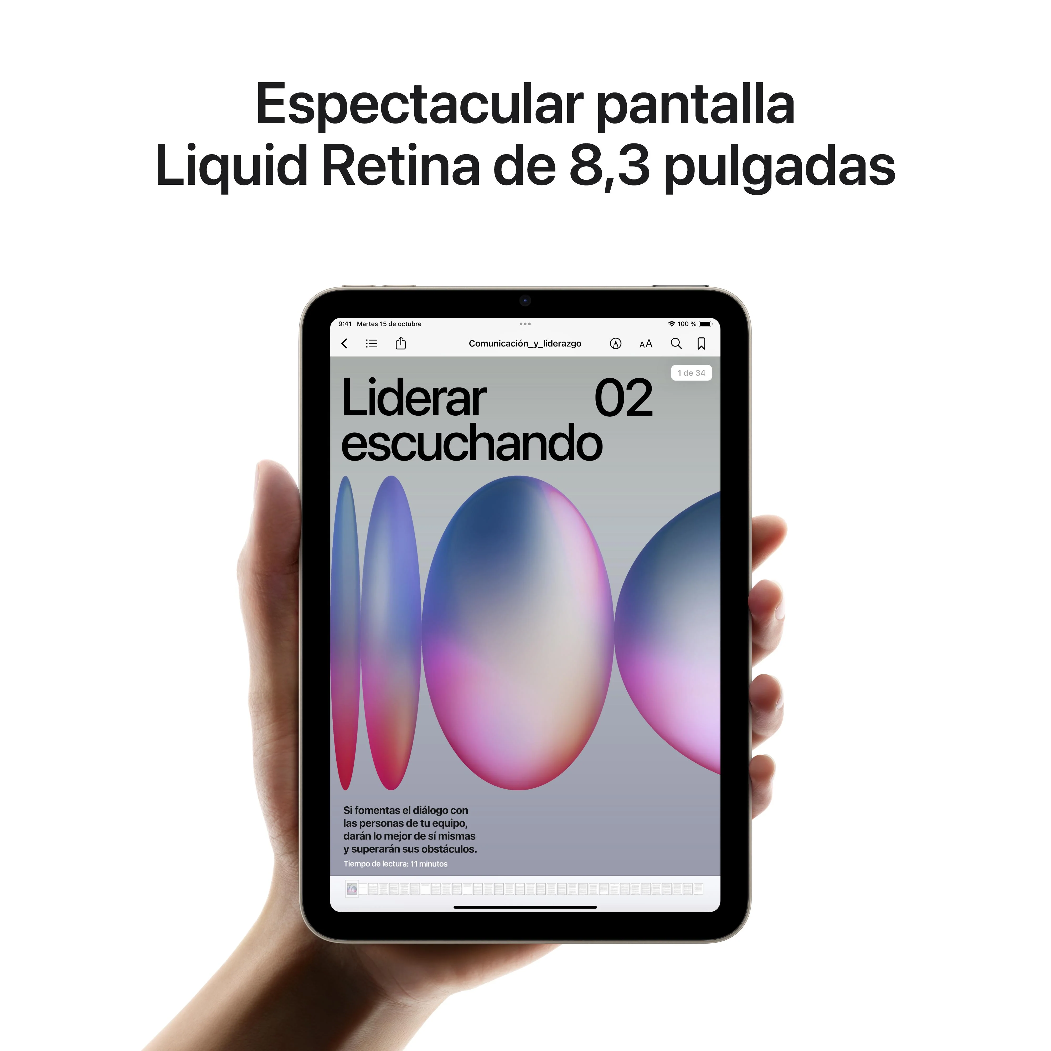 iPad mini Wi-Fi 128 GB - Gris espacial (A17 Pro) - Image 5