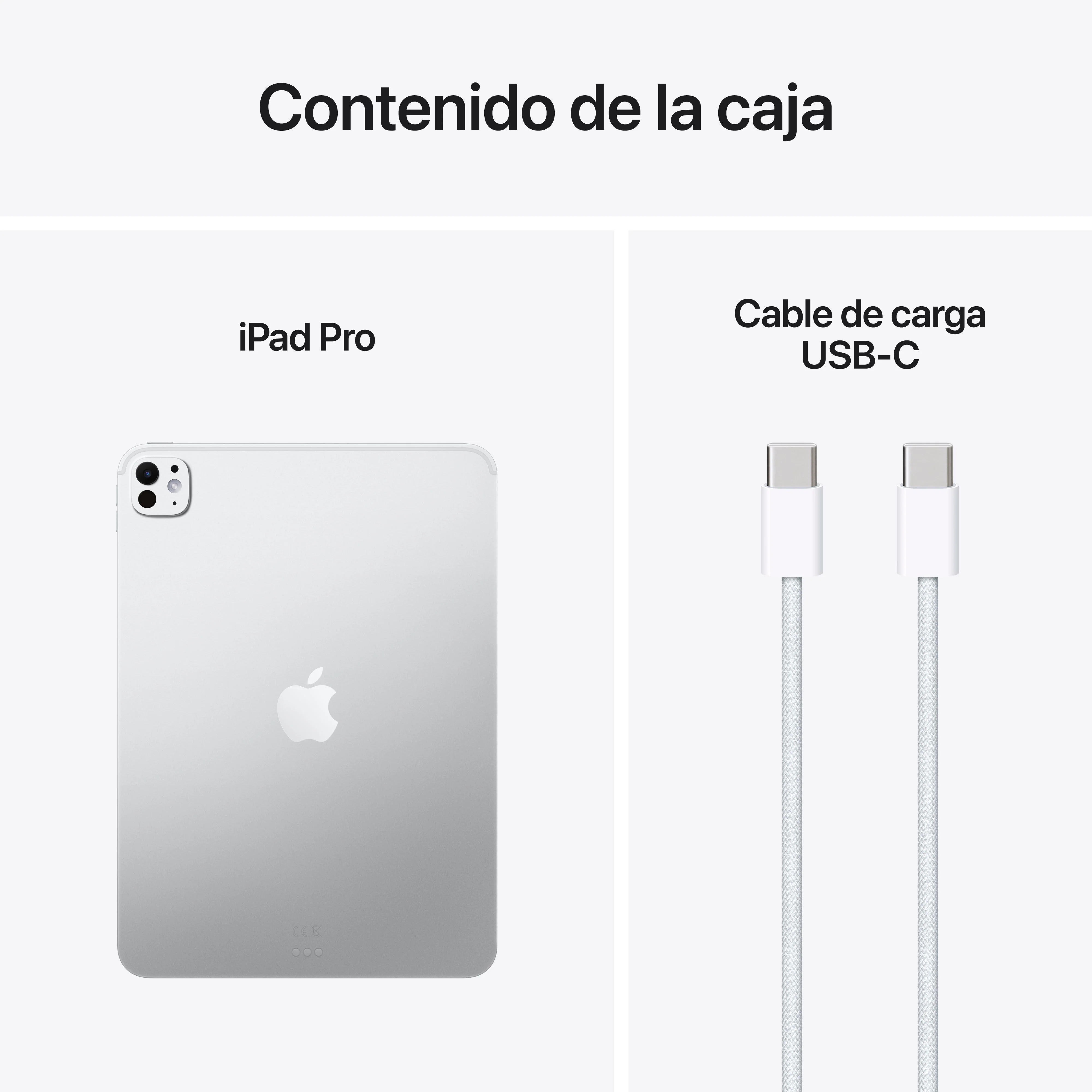 iPad Pro de 11 pulgadas Wi-Fi 512 GB Vidrio estándar - Plata (M5) - Image 9