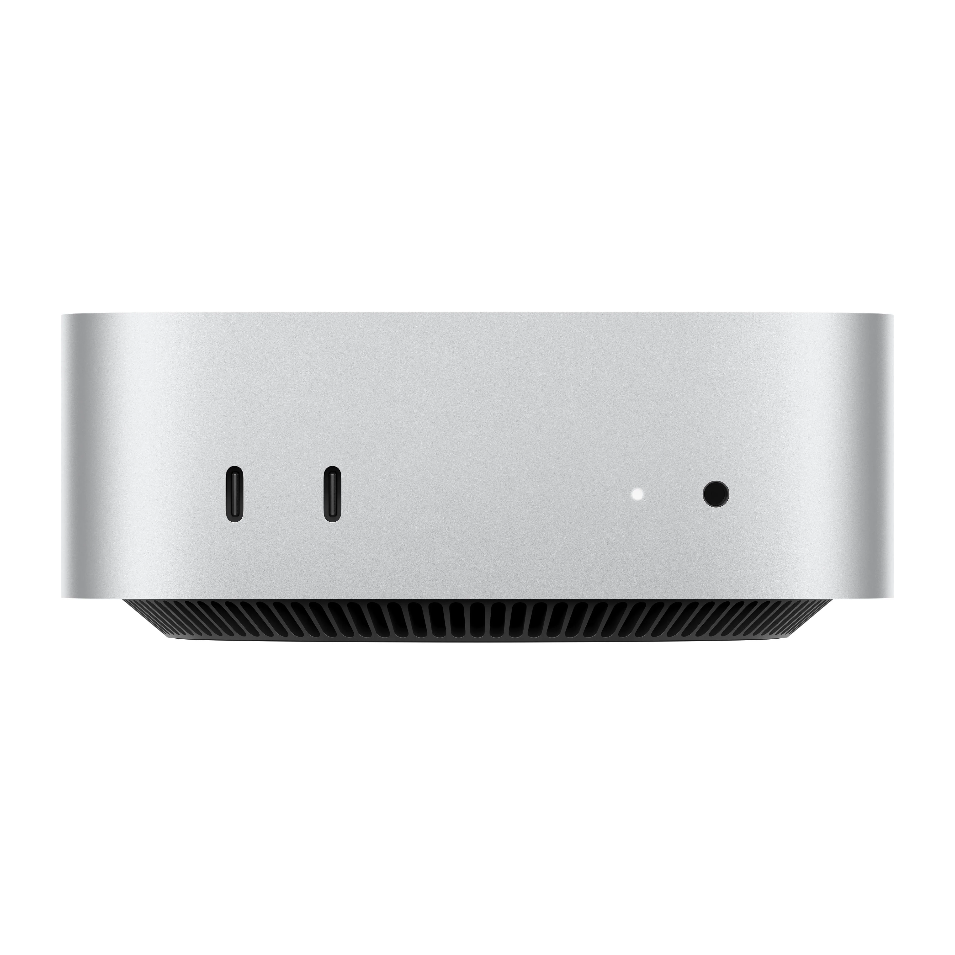 Mac mini: Chip M4 Pro de Apple con CPU de 14 nĂșcleos y GPU de 20 nĂșcleos, 24 GB RAM, 2 TB SSD, 10 Gigabit Ethernet - Plata