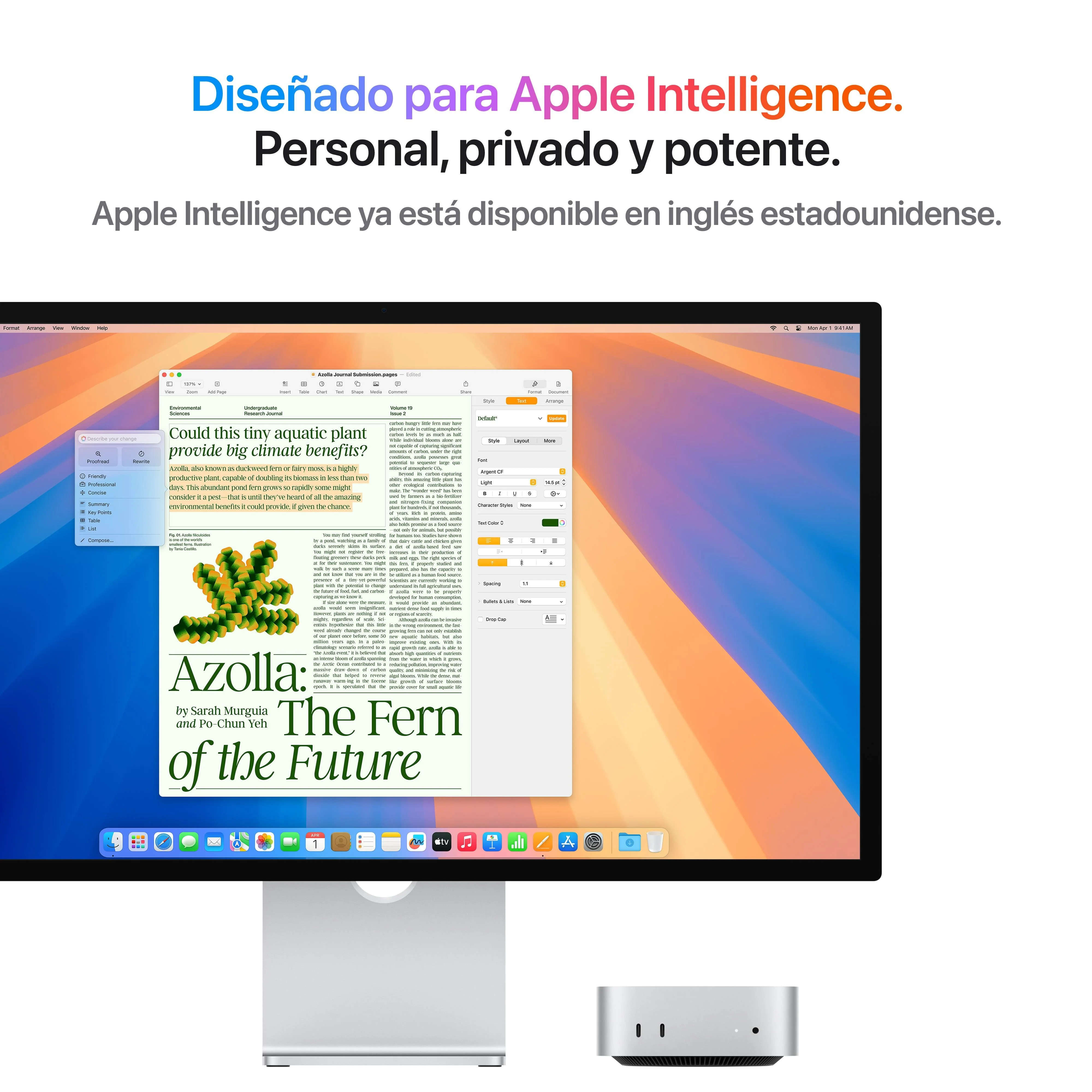 Mac mini: Chip M4 Pro de Apple con CPU de 14 núcleos y GPU de 20 núcleos, 48 GB RAM, 512 GB SSD, 10 Gigabit Ethernet - Plata - Image 4