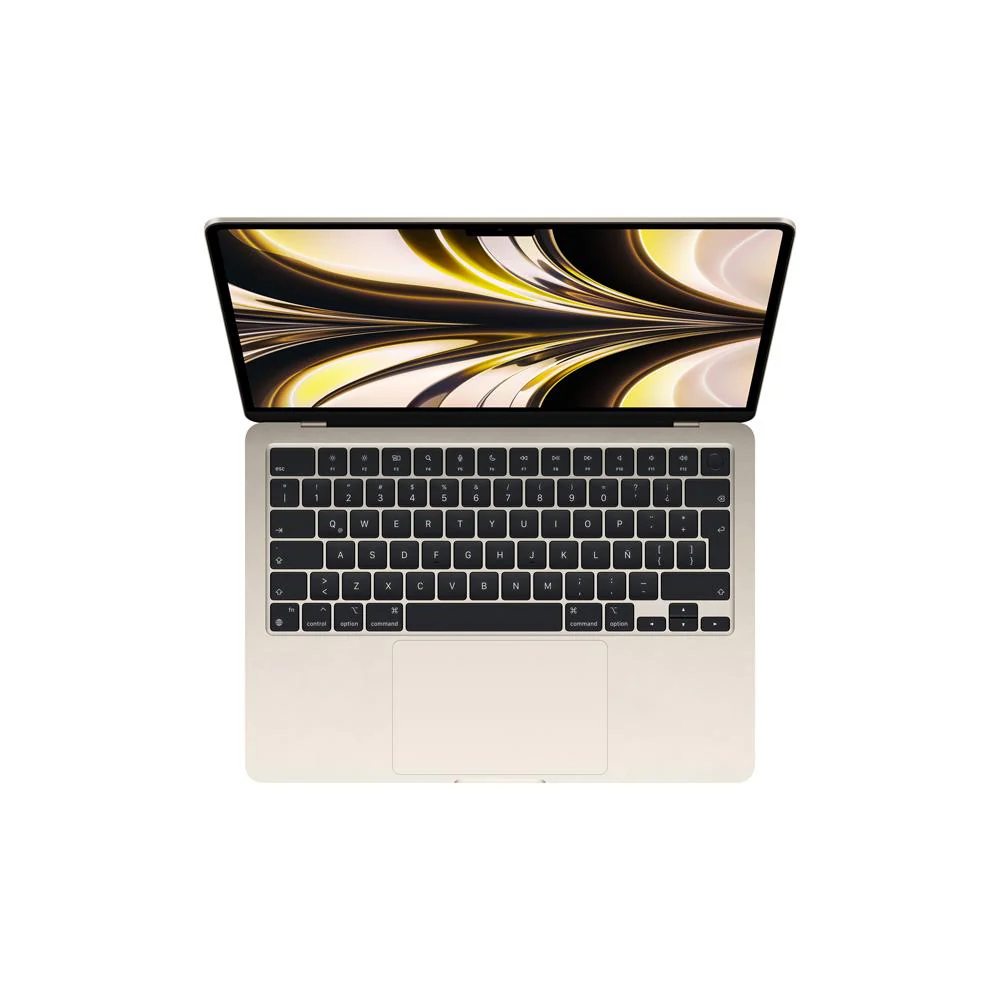 MacBook Air de 13 pulgadas: Chip M2 de Apple con CPU de 8 núcleos y GPU de 8 núcleos, 16 GB RAM, 256 GB SSD, Cargador 30W - Blanco estrella - Image 3