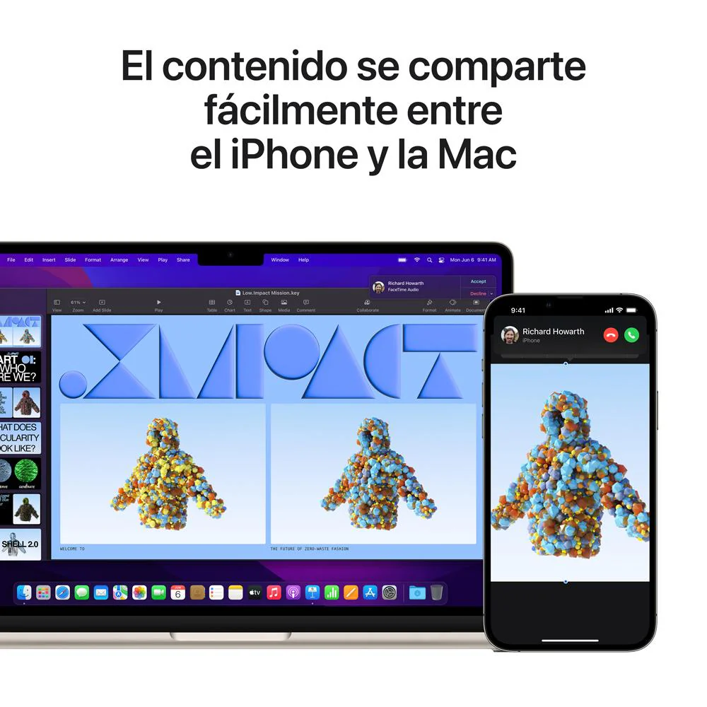 MacBook Air de 13 pulgadas: Chip M2 de Apple con CPU de 8 núcleos y GPU de 8 núcleos, 16 GB RAM, 256 GB SSD, Cargador 30W - Blanco estrella - Image 9