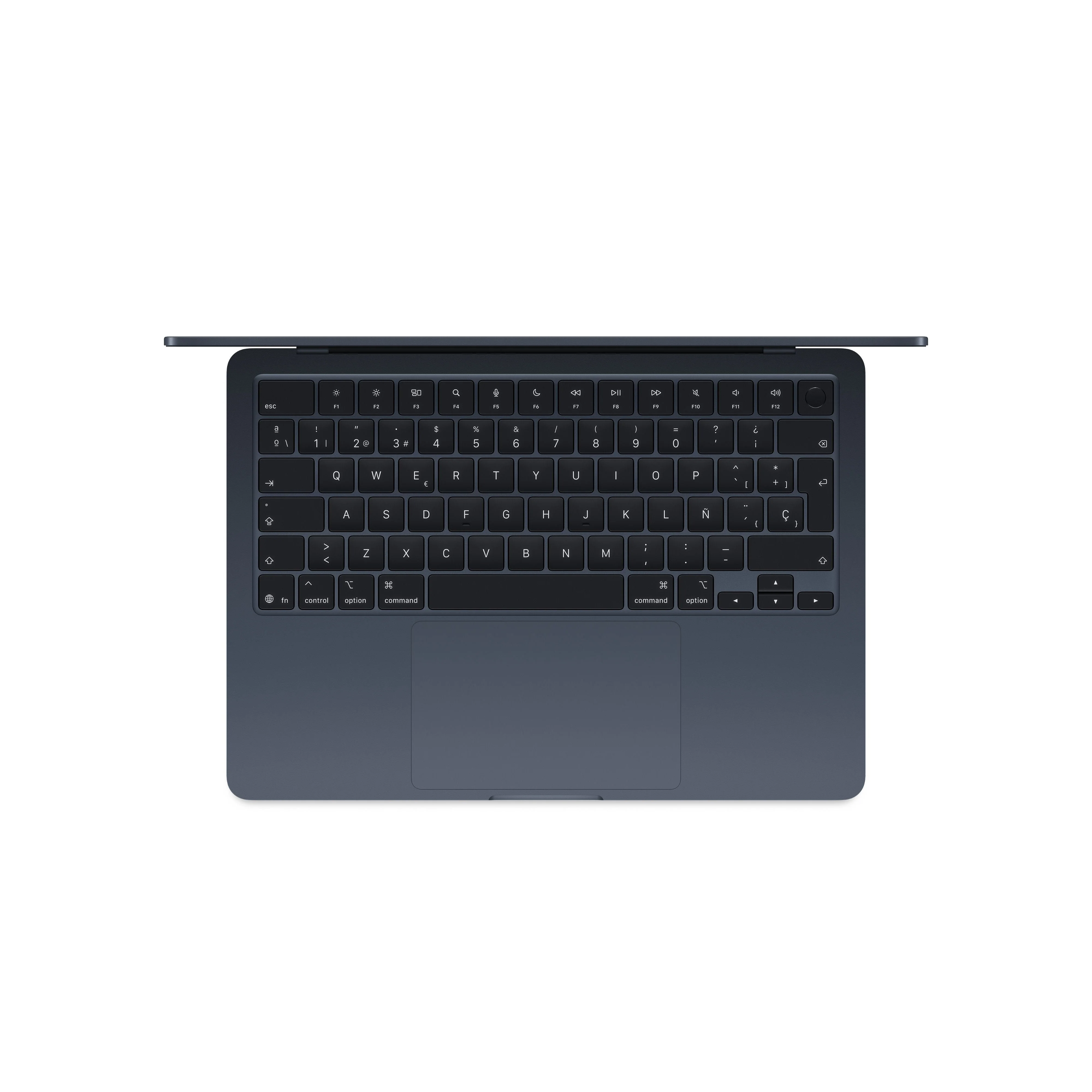 MacBook Air 13-pulgadas M5: Chip M5 de Apple CPU 10 núcleos y GPU 10 núcleos, 32 GB RAM, 4 TB SSD, Cargador 35W - Medianoche - Image 2