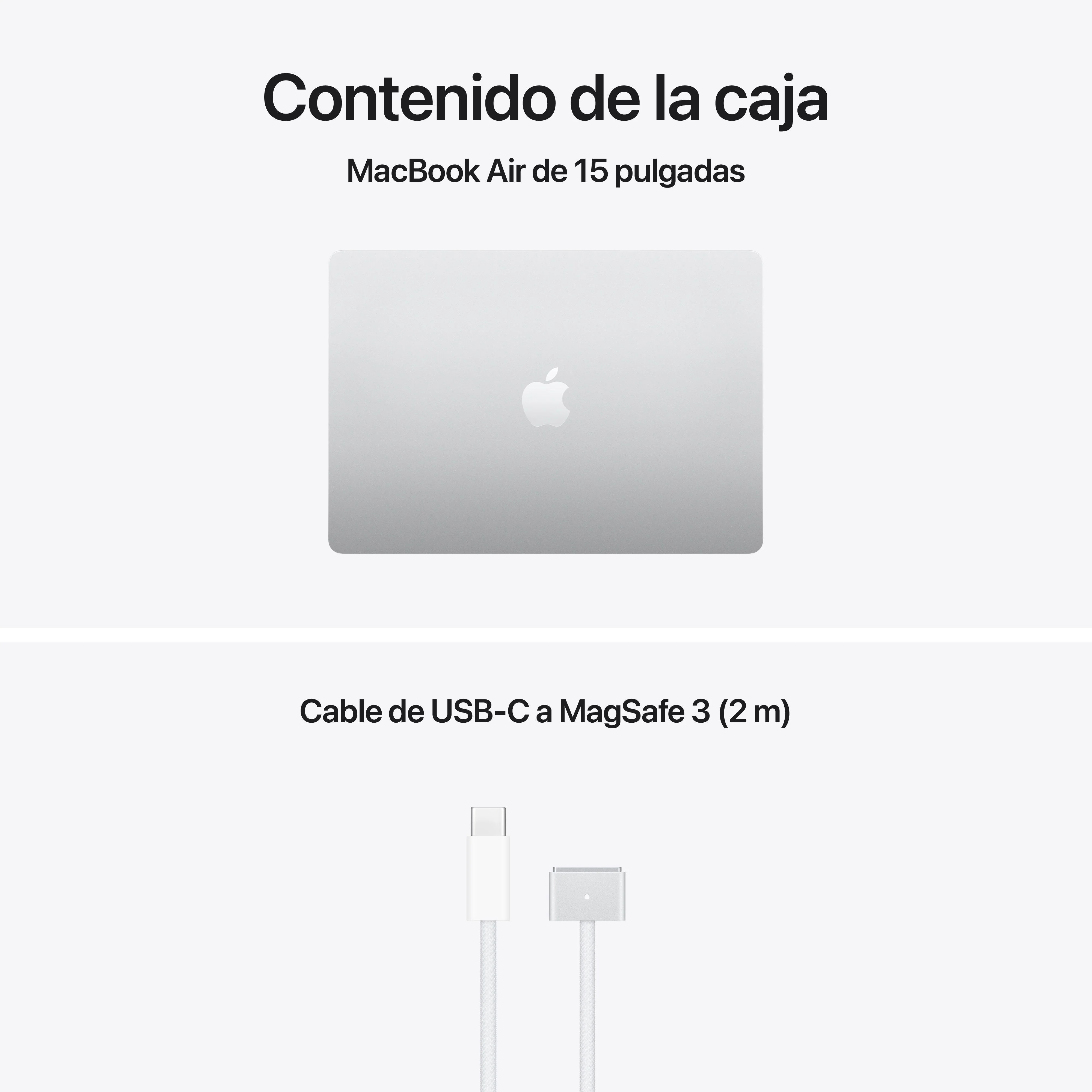 MacBook Air 15 pulgadas M5: Chip M5 de Apple con CPU 10 núcleos y GPU 10 núcleos, 32 GB RAM, 2 TB SSD, Cargador 35W - Plata - Image 9