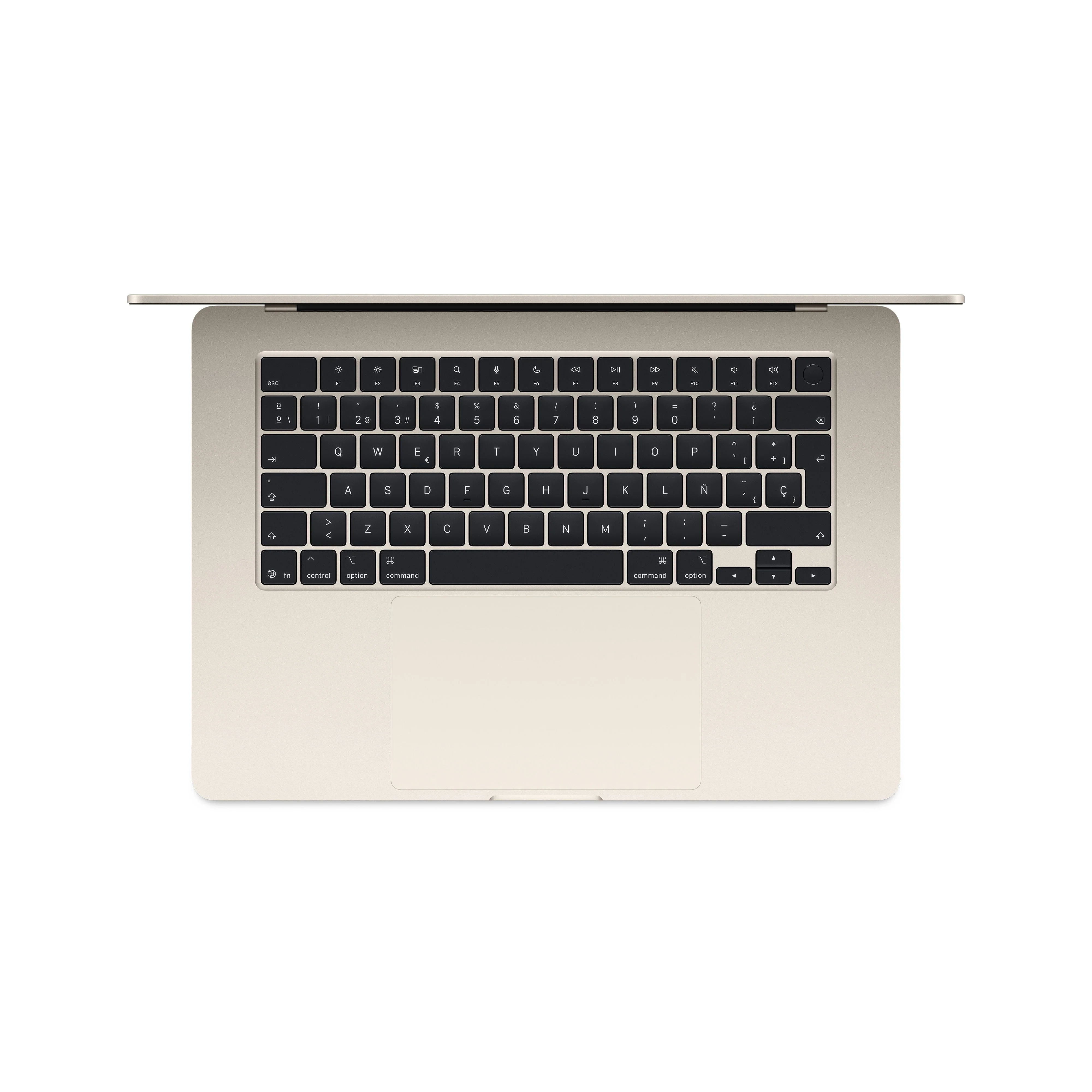 MacBook Air 15 pulgadas M5: Chip M5 de Apple con CPU 10 núcleos y GPU 10 núcleos, 24 GB RAM, 512 GB SSD, Sin adaptador de corriente - Blanco estrella - Image 2