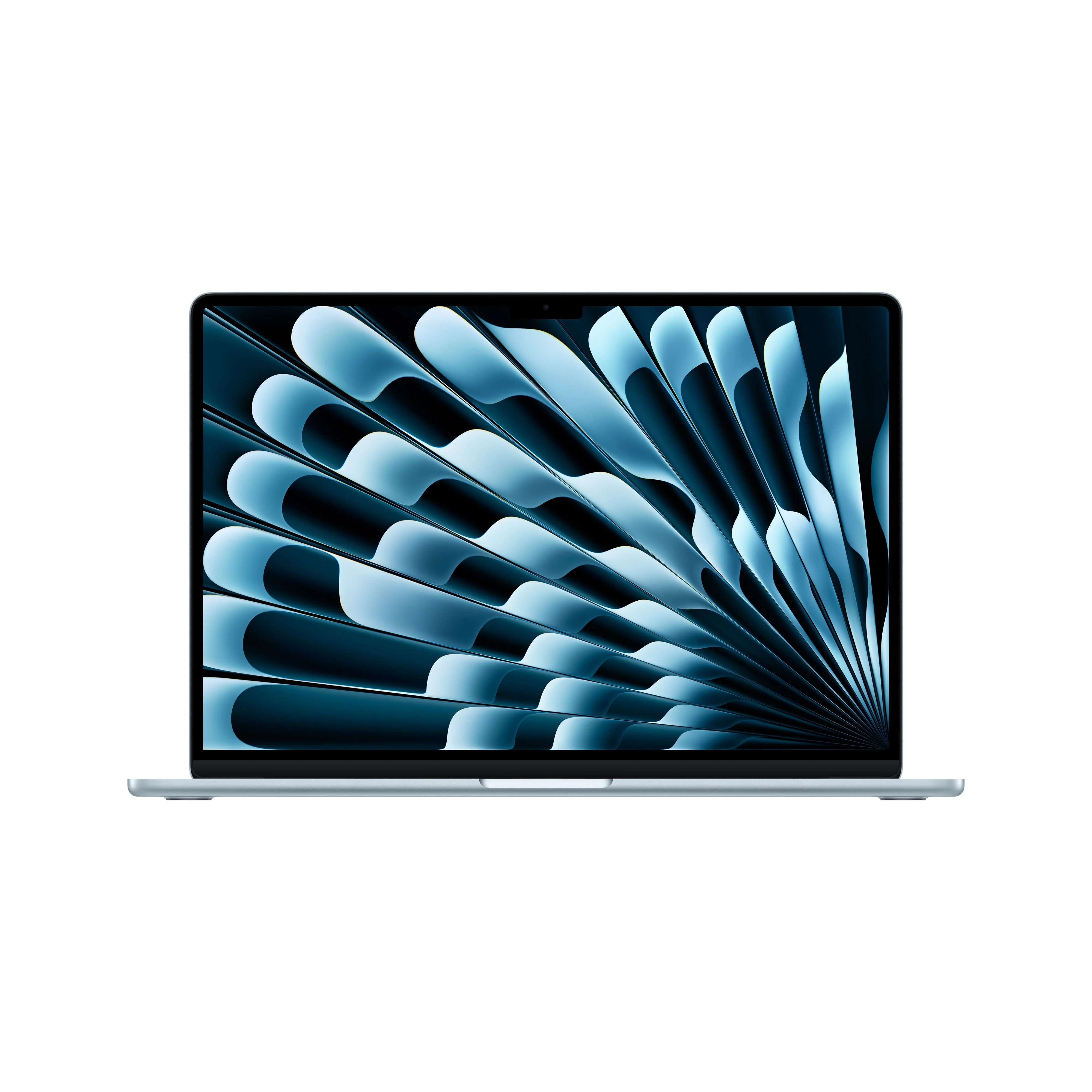 MacBook Air 15 pulgadas M5: Chip M5 de Apple con CPU 10 núcleos y GPU 10 núcleos, 32 GB RAM, 4 TB SSD, Sin adaptador de corriente - Azul cielo