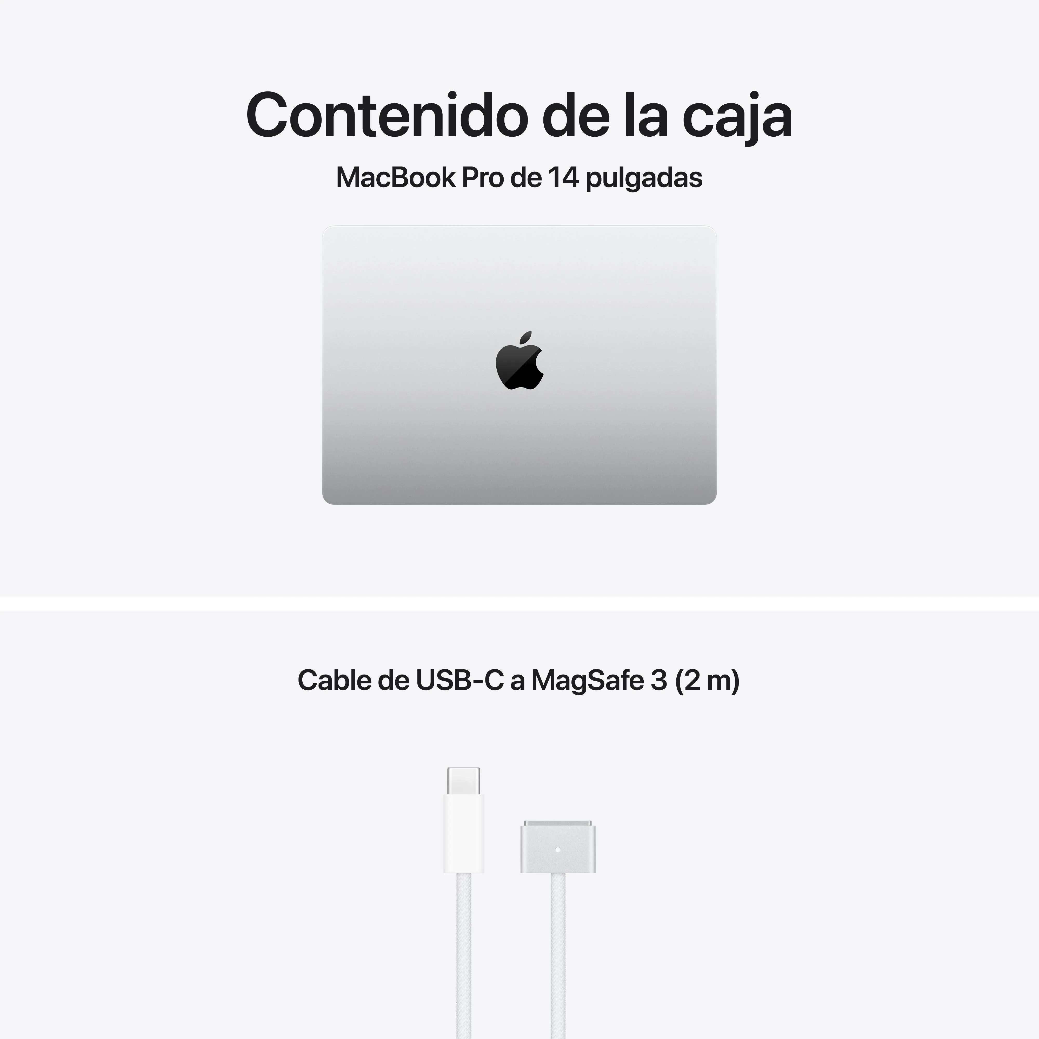 MacBook Pro de 14 pulgadas: Chip M5 Pro de Apple con CPU de 18 núcleos y GPU de 20 núcleos, 48 GB RAM, 1 TB SSD, Pantalla nanotexturizada, Sin adaptador de corriente - Plata - Image 9