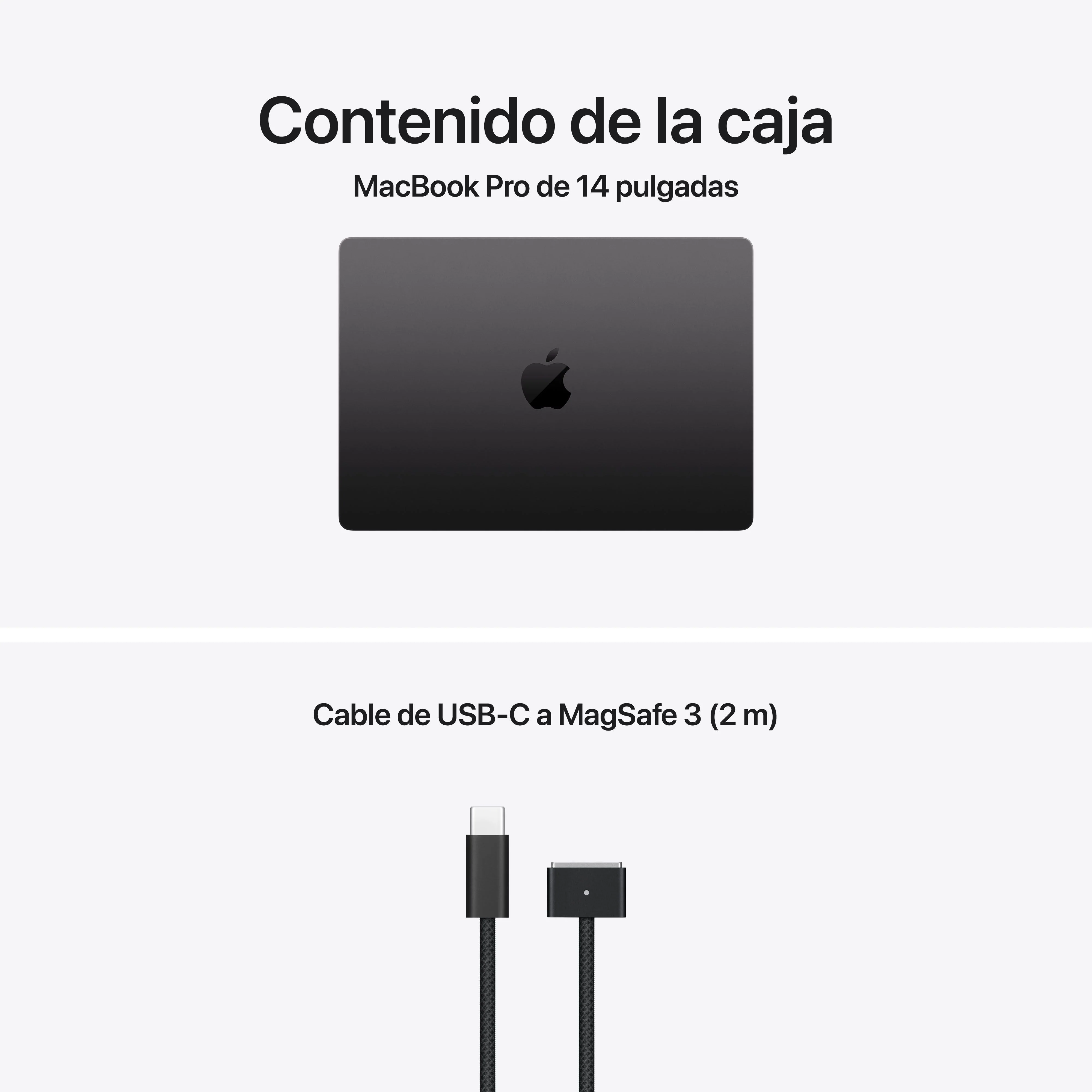 MacBook Pro de 14 pulgadas: Chip M5 Pro de Apple con CPU de 18 núcleos y GPU de 20 núcleos, 64 GB RAM, 1 TB SSD, Pantalla estándar, Cargador 96W - Negro espacial - Image 9