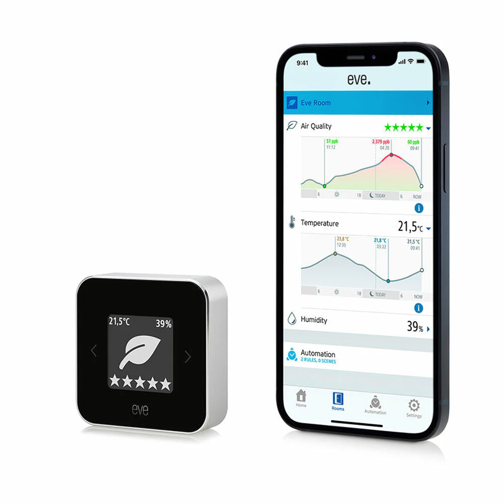 Sensor de calidad del aire para interiores Room | Eve - Image 3
