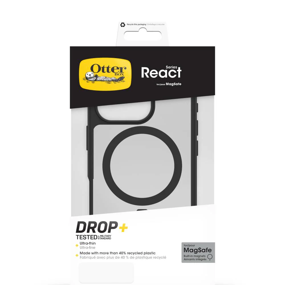 Funda React MagSafe iPhone 16 Pro transparente/negro | Otterbox - Image 4