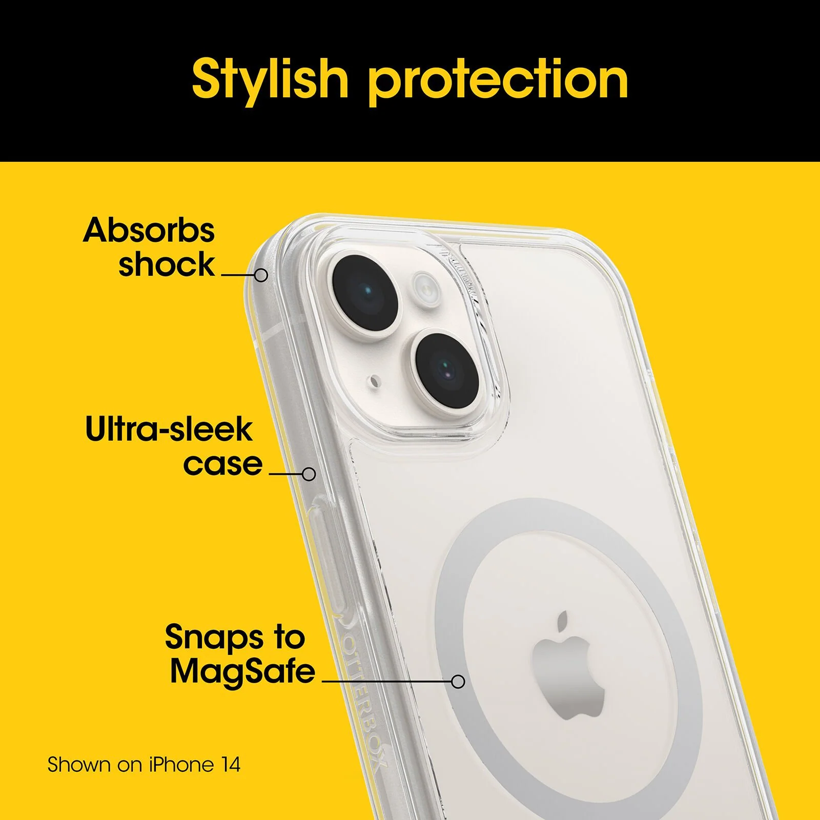 OtterBox Symmetry Clear MagSafe iPhone 15 Pro transparente | Otterbox - Image 4