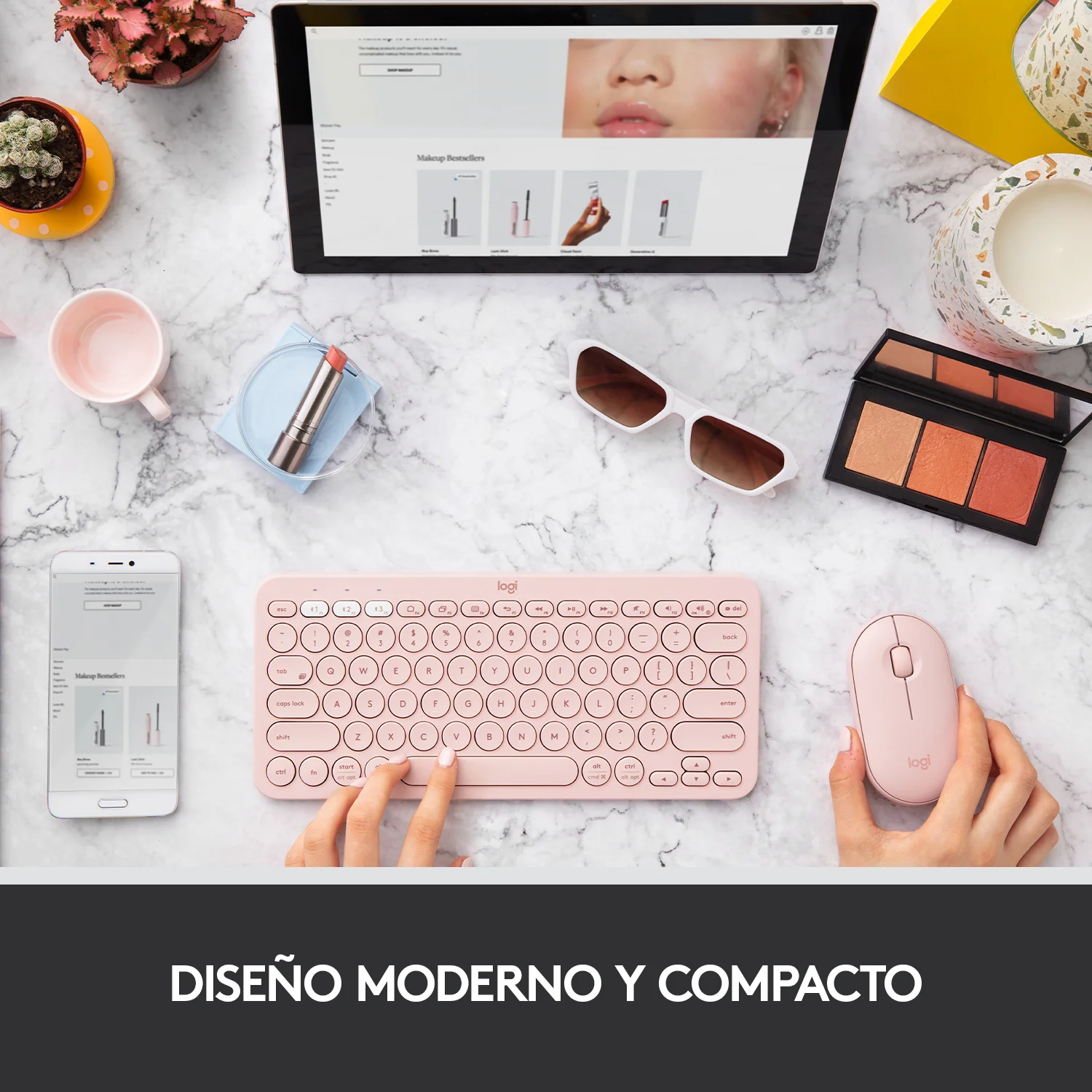 Ratón Bluetooth Pebble M350 blanco | Logitech - Image 5