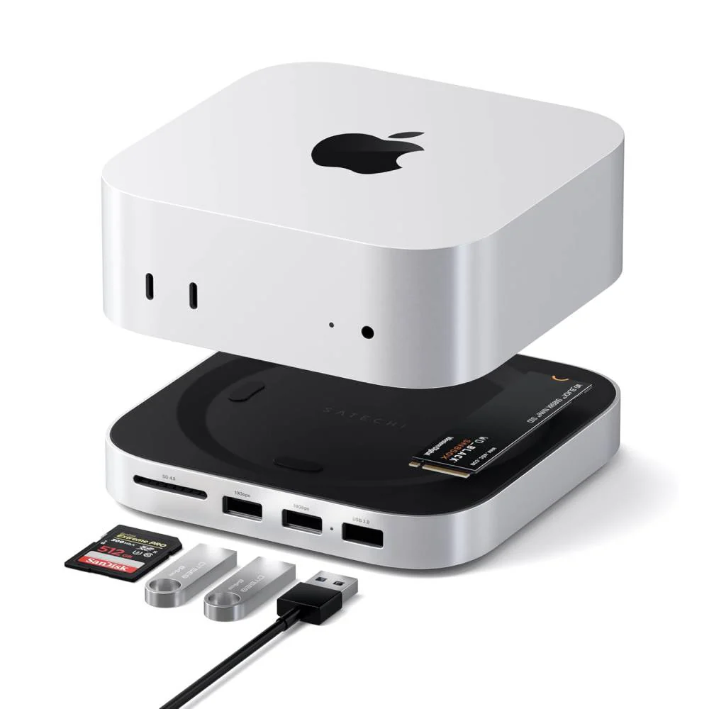 Soporte con carcasa SSD para Mac Mini M4 | Satechi - Image 2