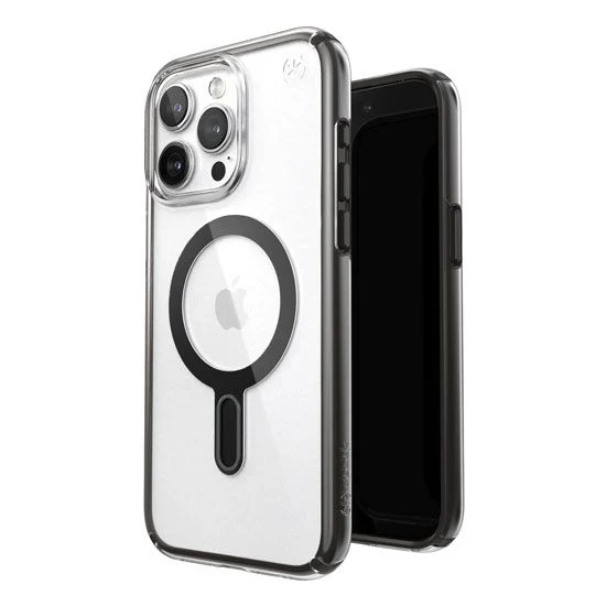 Funda Cliclock Clear Frosted Negra iPhone 15 Pro Max | Speck