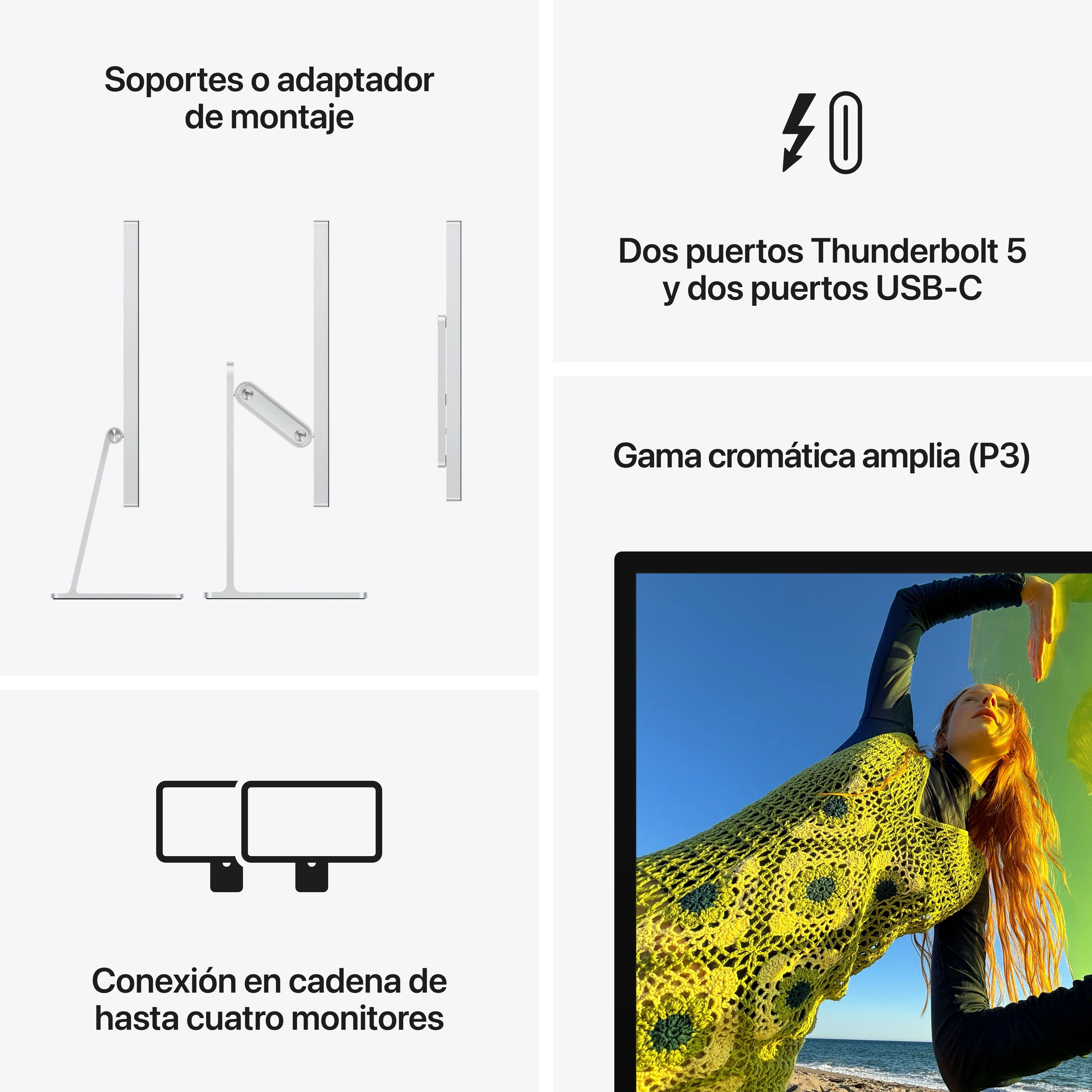 Studio Display - Vidrio estándar - Soporte con altura e inclinación ajustables - Image 8