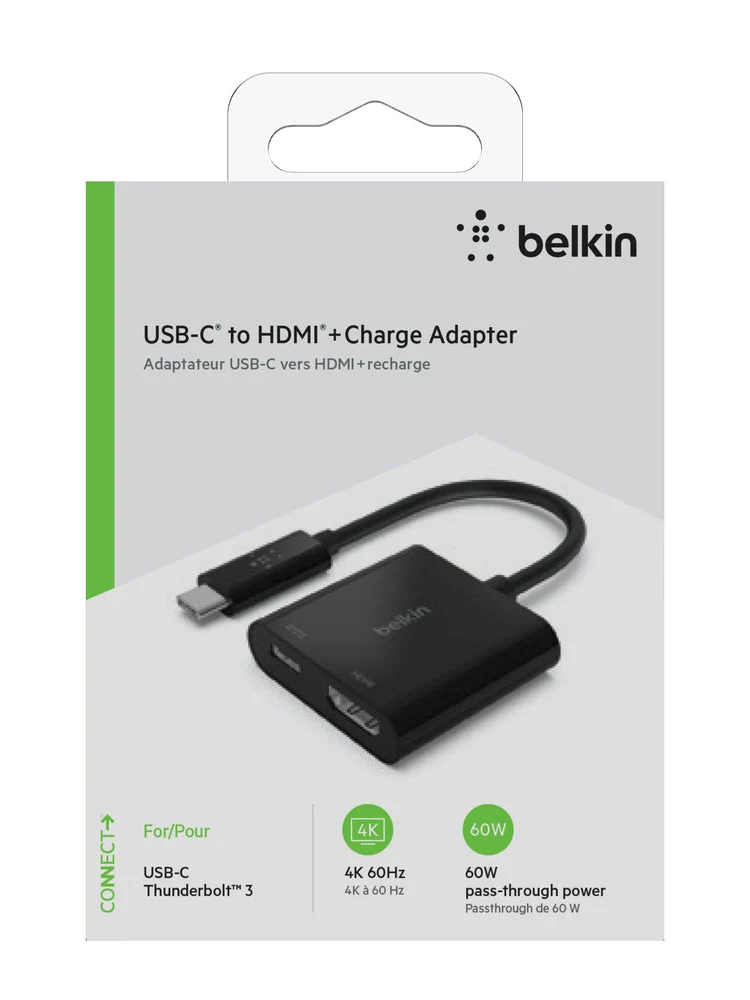 Adaptador USB-C a HDMI + cargador hasta 60W | Belkin - Image 6